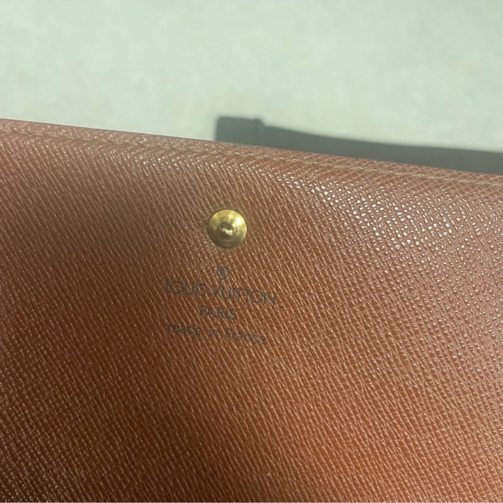 Louis Vuitton Tan Leather Accessory AUTHENTIC TH0040